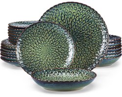 24-delige serviesset voor 4-12 personen - stijlvol en tijdloos design