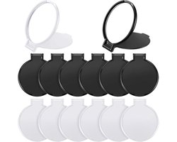 24 Mini Inklapbare Spiegels voor Dames - Compact en Draagbaar - Perfect voor Reizen en Dagelijks Gebruik
