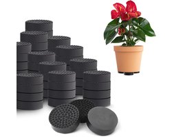 24 Onzichtbare Potvoeten voor Plantenpotten en Bloemen - Antislip Rubberen Potvoeten voor Binnen en Buiten
