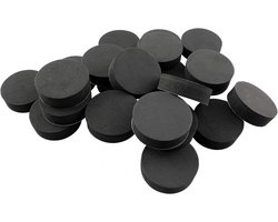 24 Pcs 1.96 Inch Rubberen Onzichtbare Poten - Verhogingsmatten voor Potten binnen en buiten - Zwart