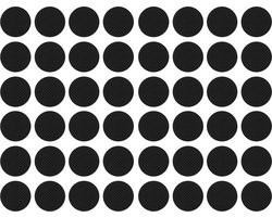 24 Stuks - Antislip Meubelpads - Zelfklevende Rubberen Pads - Voor Bescherming Van Vloeren en Meubels - Rond - Zwart