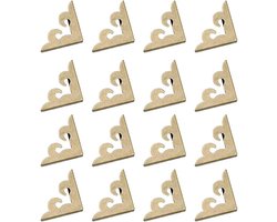 24 Stuks Vintage Bronzen Boek Hoekjes - Bescherming voor Boeken, Fotoalbums en Scrapbooking Decoraties