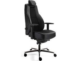 24-uurs bureaustoel A381, Mix mirage stof en leder