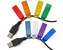 240 stuks kabellabels, waterdichte labels - waterdichte draadlabels, beschrijfbare stickers, identificatielabels, draadlabels (8 vellen/vel), laserprinterlabels, labels voor opladers