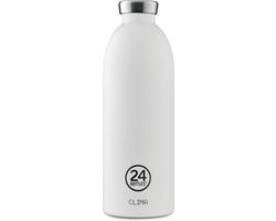 24Bottles Clima Drinkfles 850 ml Capaciteit - stone ice white
