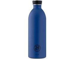24Bottles drinkfles Urban Bottle Ice White 1 liter gerecycled RVS