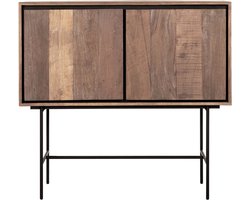 24Designs Metropole Dressoir Klein - B100 X D45 X H95 Cm - Teakhout