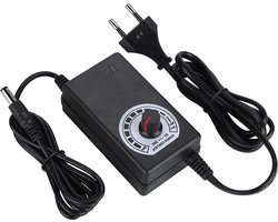 24W AC Adapter 3-24V Verstelbare Voeding Converter Transformator(EU) - Universele Power Adapter voor Thuisgebruik