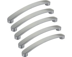 25 stuks SOTECH Meubelgrepen SW111 BA 160 mm inox look Kastgreep Lengte 180 mm Breedte 19 mm Hoogte 26,5 mm