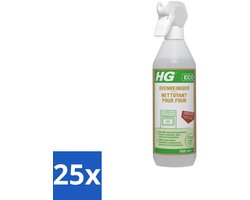 25 x HG Eco Ovenreiniger 500 ml - Oven Reinigen - Vet Verwijderen - Oven Reiniger - Eco Oven Reiniger - Aangebrand Vet Verwijderen