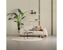 2,5-zitsbank Stegen - Stof - Beige - 191 x 83 x 91 cm (BxHxD)