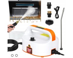 2500W hogedrukstoomreiniger - 6 stoomstanden - met 120 cm transparante slang - Geschikt voor het reinigen van keukens, auto's, banken en tapijten