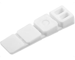 25X Onderlegwiggen voor Meubels - Kunststof Balancerende Wiggen met Breekpunten voor Oneffen Vloeren