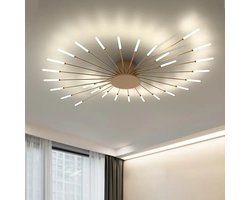 28 Kop Luxe Kroonluchter - Goud - Woonkamerlamp - Moderne lamp - LED Plafondlamp - Plafoniere