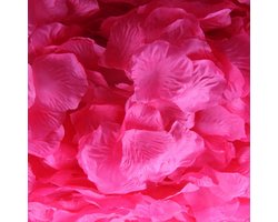 288 hot pink rozenblaadjes.