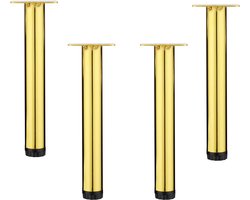 2.9*20cm-4-delige meubelpotenset-verstelbare meubelpoten-metalen bankpoten-vervangende poten-kledingkastpoten-tafelpoten-geschikt voor tv-kasten-verstelbare hoogte