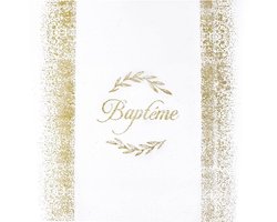 29cm x 10m Doop Tafelkleed Glitter Goud Tulle Stof Tafelkleed voor Christening