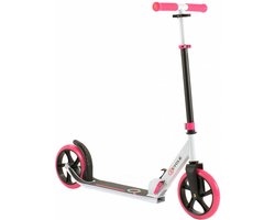 2Cycle Step - Kinderstep - Aluminium - Grote Wielen - 20cm - Autoped -Roze-Wit