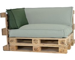 2L Home & Garden Zij- Rugkussen Lounge Olive - 60 x 40cm