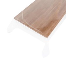 2LIF Maatwerk tafelzeil – Clear Foil transparant – 0,20 mm – 500 x 140 cm – tafelkleed – beschermfolie