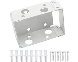 2pcs Box Mounting Bracket - 2 sets voor hoge profiel rolgordijnen - witte kleur - top rail houdbeugel