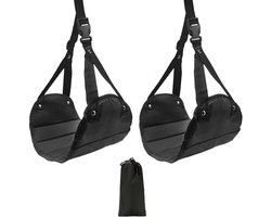 2pcs Voet Hangmat - Vliegtuig Voetsteun - Draagbare Reis Voetsteun - Opvouwbare Hangende Voetkruk - Ontspan Voeten - Voor Kantoor - Vliegtuig - Auto - Woonkamer