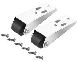 2PCS Zachte Mobiliteit Draaisignaal Swivel Zwenkwielen Zware Duurzame Zwenkwielen voor Tafel met Eenvoudig Rollen en Rubberen Wielen
