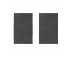 2x ALSTERN badkamermat - antraciet 50x80 cm