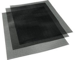 *** 2x Barbeque Oven Grillmat 33x40cm - Anti Aanbak - Vlees/Vis/Groenten op de BBQ - van Heble® ***