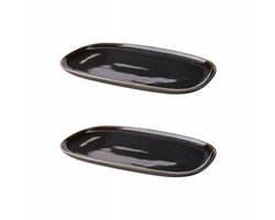 2x GLADELIG Tafel - Antraciet 31x19 cm