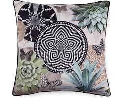 2x Leuke Gevulde Sierkussen Met Een Trendy Print | 50x50 | Dubbelzijdig | Hoogwaardig Kwaliteit