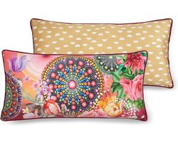 2x Leuke Gevulde Sierkussen Met Een Trendy Print Multi | 30x60 | Dubbelzijdig | Hoogwaardig Kwaliteit