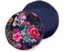 2x Leuke Gevulde Sierkussen Met Een Trendy Print Multi | 55 Cm Diameter | Dubbelzijdig | Hoogwaardig Kwaliteit