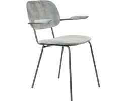 2x LifestyleFurn Draaibare Barstoel Shalandra Bouclé - Zand (zithoogte 68cm)