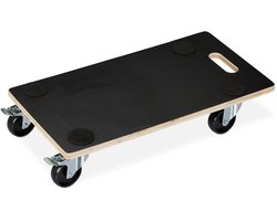 2x meubelroller met rem - 400 kg - meubelhondje - transporthulp - anti-slip