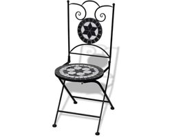 2x Opvouwbare Bistro Stoelen voor Tuin en Balkon