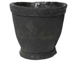 2x Plantpot recycled autoband h20cm