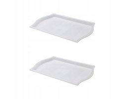 2x SMULA Serverschaal - Transparant 52x35 cm