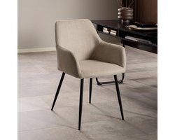 2x Sohome Eetkamerstoel Kaysha - Beige