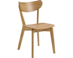 2x Sohome Houten Eetkamerstoel Kennita - Eiken