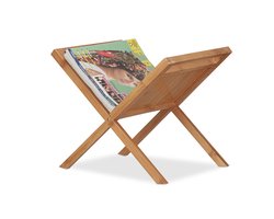2x tijdschriftenrek bamboe - lectuurbak - tijdschriftenbak - ruimtebesparend