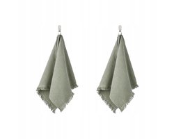 2x VALLASÅN Handdoek licht formaat 50x100cm Zacht & Absorberend