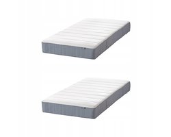 2x Vesterøy Pocketvering Matras - Hard - 80x200 cm - Blauw