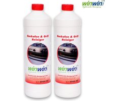2x wiwinCLEAN Oven & Grillreiniger 1000 ml , Ovenreiniger, Universele Grill reiniger ( ook voor de barbecue), ook geschikt voor de PH Airfryer XL