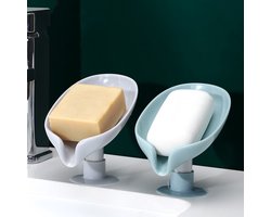 2x Zeepbakje - Zeephouder - Zeepschaaltje - Zeephouder Zuignap - Zeepdoos - Zeepbakje Douche & Badkamer