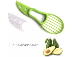3-1 Avocado snijder - Avocado mes - Avocado Pit Verwijderen - Avocadosnijder - Groen
