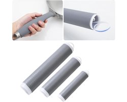 3 anti-aanbak siliconen pannengrepen, warmte-isolatiehoezen, antislip grepen voor koekenpannen en woks, hittebestendig rubber voor gebruik in de keuken, accessoires voor pannengrepen.