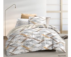 3-delige beddengoedset - dekbedovertrek + 2 kussenslopen - Diego