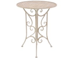 3-delige Bistroset | Tuinset staal wit