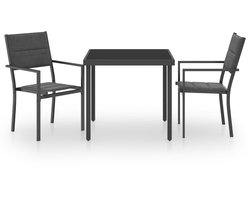 3-delige Tuinset | Loungeset | Tuinset staal